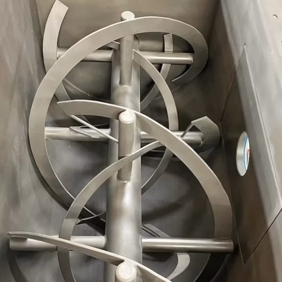 Miscelatore/attrezzatura di miscelazione per frullatore a nastro per granuli di polvere in acciaio inossidabile di grande capacità